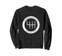 Car Guy Distressed Endangered Species 6 Speed Manual Shifter Sweatshirt