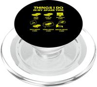 Car Guy Humor Things I Do Spare Time PopSockets PopGrip for MagSafe