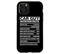 Car Guy Nutrition Facts Funny Diesel Mechanic Car Lover Case for iPhone 11 Pro