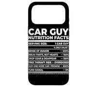 Car Guy Nutrition Facts Funny Diesel Mechanic Car Lover Case for iPhone 17 Pro Max
