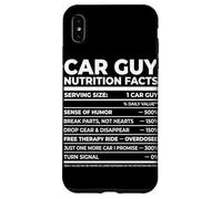 Car Guy Nutrition Facts Funny Diesel Mechanic Car Lover Case for iPhone XS Max