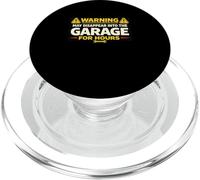 Car Guys Garage Humor Mechanic Working in Garage Repair PopSockets PopGrip for MagSafe
