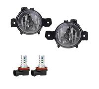 Car Halogen Fog Lamps Lights For BMW 1 Series E82 E87 E88 For X3 E83 For X5 E70 63176924655 Left&Right Fog Lamp Assembly With Bulb(White LED M10)