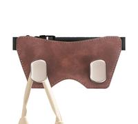 Car Handbag Hook For Headrest - PU Leather 5.91x3.35 Inches, Zinc Alloy Car Seat Back Hook | 360° Rotation, Non-Slip, Easy Installation | Int Organizer