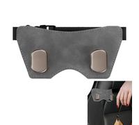 Car Handbag Hook For Headrest - PU Leather 5.91x3.35 Inches, Zinc Alloy Car Seat Back Hook | 360° Rotation, Non-Slip, Easy Installation | Int Organizer