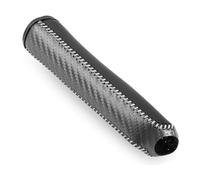 Car Handbrake Cover Car Accessories Hand Guard Case Carbon Fiber PU Leather Handbrake Grip Protector Cover(Grey)