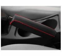 Car Handbrake Cover for Opel Adam Karl Corsa Tigra Astra Olympia, Handbrake Grip Cover Anti-slip Hand Brake Lever Handle Protective Sleeve Decor Accessories,B/Black Red Line