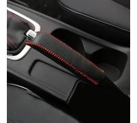 Car Handbrake Cover For Opel Combo Life XL E,Anti Slip Wear Resistant Comfortable Aesthetics PU Leather Protector Decor Accessories,Red