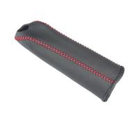 Car Handbrake Covers Case Compatible with XV Forester 2013 Car-styling Genuine Leather Cover Handbrake Lever Grips(Red)