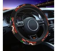 Car Handle Cover America And Mexico Mexican Mex Flag Car Steering Wheel