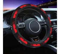 Car Handle Cover Libya Libyans Heart Shaped Flag Steering Wheel Covers