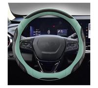 Car Handle Cover PU Leather Car Steering-Wheels Cover 38cm 15" For Cruze For Malibu For Sail For Spark For Captiva For Equinox For Trax For Tracker Steering Wheel Protector(GREEN)