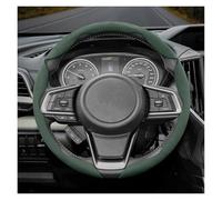 Car Handle Cover Suede Snap-on Steering Wheel Cover For Legacy Xv For Wrx For Sti For Outback For Ascent Steering Wheel Protector(Green O 3-P)