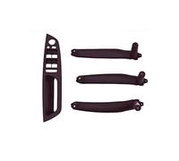 Car Handle Inner Door,Car Door Handle Set Beige Black Armrest Car Left Front Driver's seat LHD Interior Door Handle Inner Panel Pull Trim Cover Fit Use for BMW E70 E71 X5 X6(E70-set-MOCHA)