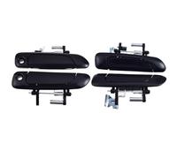 Car Handle Spring 1/2/4 pcs for Honda Fit City Jazz 2002-2008 Black Exterior Outside Car Door Handle Driver Parts(4 Pcs Front Rear Kit)