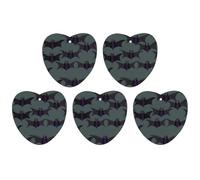 Car Hanging Air Fresheners 5 PCS Bat Pattern Print Car Aromatherapy Tablets Air Freshener Fragrance Scented Cards For Home & Cars