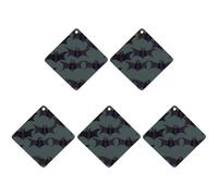 Car Hanging Air Fresheners 5 PCS Bat Pattern Print Car Aromatherapy Tablets Air Freshener Fragrance Scented Cards For Home & Cars