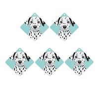 Car Hanging Air Fresheners 5 PCS Cute Dalmatian Print Car Aromatherapy Tablets Air Freshener Fragrance Scented Cards For Home & Cars