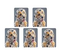 Car Hanging Air Fresheners 5 PCS Cute Dalmatian Print Car Aromatherapy Tablets Air Freshener Fragrance Scented Cards For Home & Cars