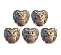 Car Hanging Air Fresheners 5 PCS Cute Owls Print Car Aromatherapy Tablets Air Freshener Fragrance Scented Cards For Home & Cars