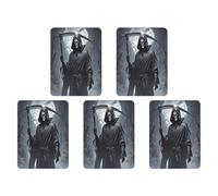 Car Hanging Air Fresheners 5 PCS Grim Reaper Print Car Aromatherapy Tablets Air Freshener Fragrance Scented Cards For Home & Cars