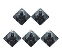 Car Hanging Air Fresheners 5 PCS Grim Reaper Print Car Aromatherapy Tablets Air Freshener Fragrance Scented Cards For Home & Cars
