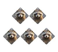 Car Hanging Air Fresheners 5 PCS Lioness And Cub Print Car Aromatherapy Tablets Air Freshener Fragrance Scented Cards For Home & Cars