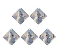 Car Hanging Air Fresheners 5 PCS Winter Snowman Print Car Aromatherapy Tablets Air Freshener Fragrance Scented Cards For Home & Cars