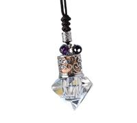Car Hanging Diffuser | Glass Air Freshener for Car Interior Accessories for Chic Mirror Ornaments