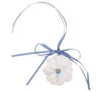 Car Hanging Ornament Air Freshener Pendant Gypsum Blue Flower | Elegant Delicate Floral Design, Aromatherapy Soothing Atmosphere, Space Saving Car Decoration, Present Option