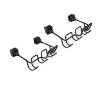 Car Hat Organizer, 2 Pack Stainless Steel Seat Back Headrest Mounted Holder with 3 Hooks for Helmet Jacket Tool Bag Storage