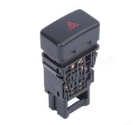 Car Hazard Light Switch Button 25290VR200 for Patrol with ABS and Metal Construction, Black and Silver Color, For Easy Installation