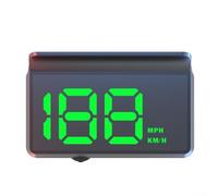 Car Head Up Display GPS Digital Speedometer With Overspeed Alarm Auto Brightness Sensor KMh For MPH Switchable For New Energy Cars For Hybrid Motorcycle Truck Bus