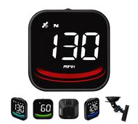 Car Head Up Display, HEYCE VisionX Smart GPS Speedometer, Select KMH & MPH, Includes Suction cup holder, Overspeed & Fatigue Driving Alarm, USB Interface, GPS Compass, 2.2'' LCD, USB Plug-N-Play