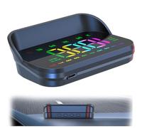 Car Head Up Display HUD Digital Speedometer GPS with Compass Speeding Warning Multi-functional MPH & KM/H USB interface Plug & Play for All Vehicles Universal
