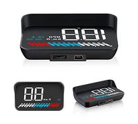 Car Head Up Display SkyView Head-Up Display Car with OBD2 & GPS, 3.5"/8.9cm, Speedometer, Car Tachometer, Car Water Temperature Gauge, Speed Safety Alarm, Safety Driving