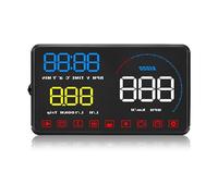 Car Head-Up OBD Display，Speed, Water Temperature, Fuel Consumption, RPM Multi-Function HD Projection Universal Dashboard
