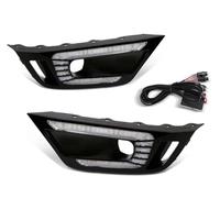 Car Headlamp Assembly Car LED White Daytime Running Light DRL Yellow Turn Signal Lamp Fog Lamp Front Bumper Driving 12V For Ranger For Raptor 2022 Bumper Head Light(Only DRL)