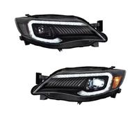 car Headlamp Assembly Compatible With Subaru For WRX Headlight 2008 2009 2010 2011 2012 2013 2014 DRL Turn Signal High Beam Angel Eye Projector Lens 2pcs