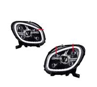 Car Headlamp Assembly For Benz For Smart 453 2015-2019 Crystal Full LED Auto Headlamp Assembly Projector Lens Accessories Kit Car Headlights(Diamond no light)