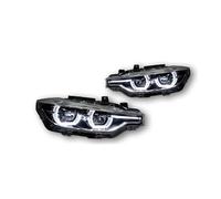 Car Headlamp Assembly For BMW F30 Headlights 2012-2019 F35 LED Headlight 320i 318i 325i DRL Angel Eye Automotive Accessories Car Styling Head Lamp Car Headlights Assembly(For Halogen)