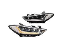 Car Headlamp Assembly For Hyundai For Elantra 2016 2017 2018 2019 2020 With The Start Up Animation Front Lamp Assembly(Red Eyes)
