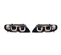 Car Headlamps Assembly Compatible With BMW For E46 2001 2002 2003 2004 Replacement Car Lamps Daytime Running Lights Dynamic Turn Signals Accessories