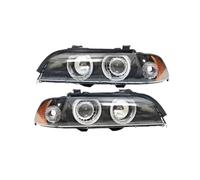 Car Headlamps Assy For BMW 5 Series E39 1997-2003 Headlamp Headlight Front Turn Signal Light A Pair Front Bumper Head Light Head Lamp Car Front Lamp Assembly(Yellow 1 Pair)