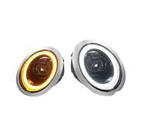 Car HeadLight Assembly 2PCS For BMW For Mini For Cooper R50 R52 R53 2001-2007 Upgrade Car LED Headlight Assembly Plug And Play LED Front Lights Headlamp Car Lights(Halogen,2PCS Chrome)