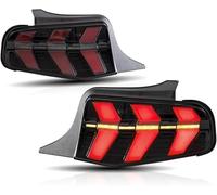 Car headlight assembly for ford for mustang 2010-2012 With Sequential Amber Red Turn for signal Brake Light 7 Lighting Modes