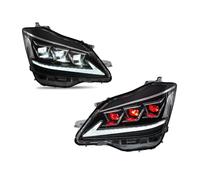 Car HeadLight Assembly For Toyota For Crown 2003-2008 LED Headlights 12th Gen DRL Animation Car Front Lamps Assembly With Red Demon Eyes Front Light Assembly(With demon eyes)