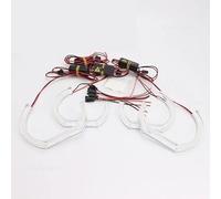 Car Headlight Assemblycar For BMW 3 Series F30 F31 F34 2012-2016 Halogen Headlight Car Styling DTM Style White Crystal LED Angel Eyes Headlamps Assembly (Color : Style)