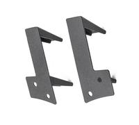 Car Headlight Brackets Front Fork Lamp Holder 2pcs Windshield Hinge Mounting Brackets Dual A-Pillar LED Fog Light Work Light Fit for Wrangler JK/JKU 2DR 4DR 07-17