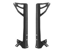 Car Headlight Brackets Front Fork Lamp Holder Fit For Jeep Wrangler JK 2007-2018 LED Light Bar Upper Windshield Bracket A-pillar Pods Work Lights Mount Holder(For 50inch Light,With A-pillar)